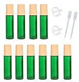 10 Pcs Frosted Glass Essential Oils Roll on