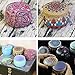 Alotm 6 Pcs Tinplate Empty Tins, Candy Box Retro Home Kitchen Storage Containers, 2.75x1.96 inc Reusable Tin Cups Jars for Tea, Candy, DIY Candles, Dry Storage, Wedding Party Favors, and Gifts