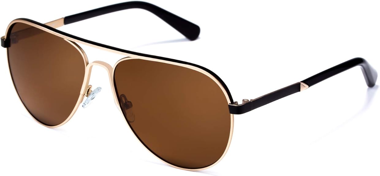 Aviator Polarized Sunglasses for Men Stainless Steel Frame