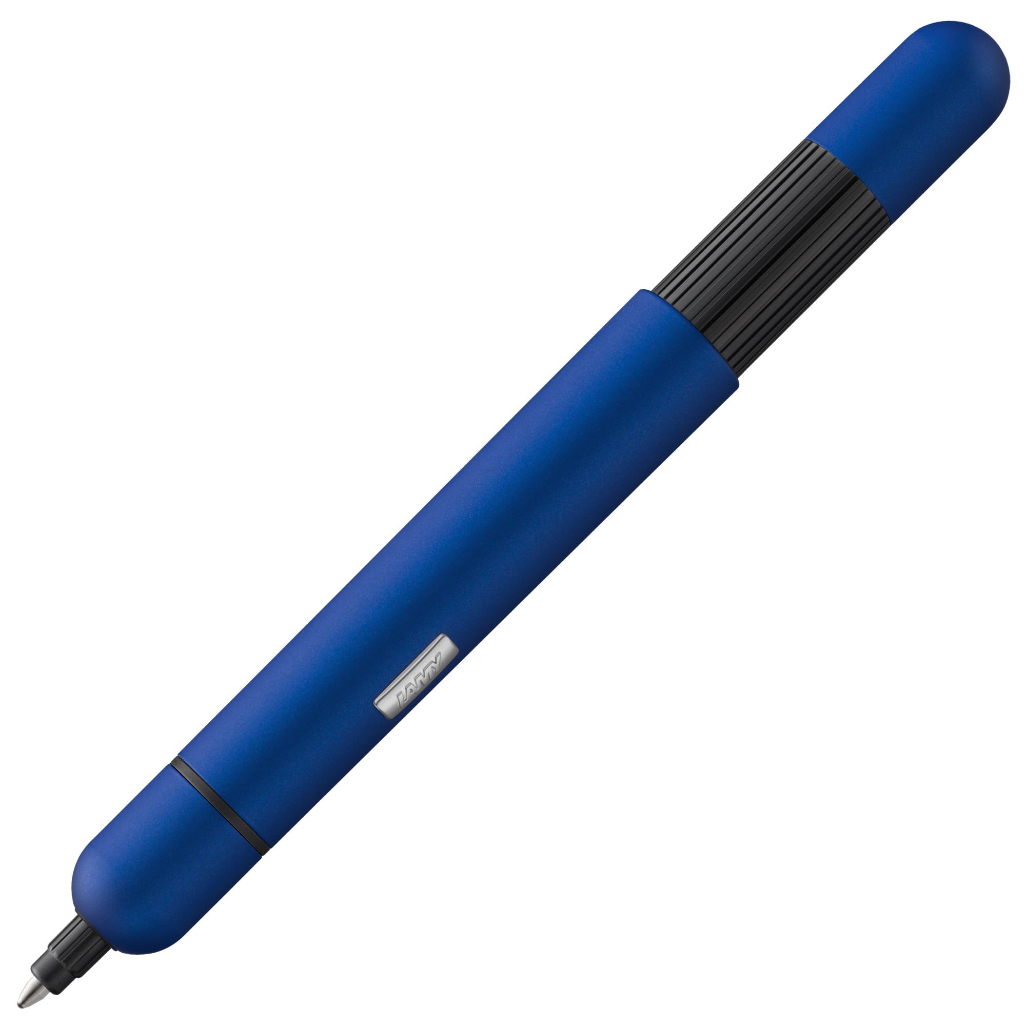 Lamy pico imperialblue ballpoint pen - Innovative pocket pen - with one click in full size - metal barrel & line width M - incl. compact refill M 22 in black — image 1