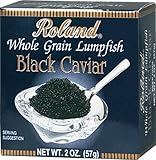 Roland Black Whole Grain  Lumpfish Caviar, 2-Ounce (Pack of 4)