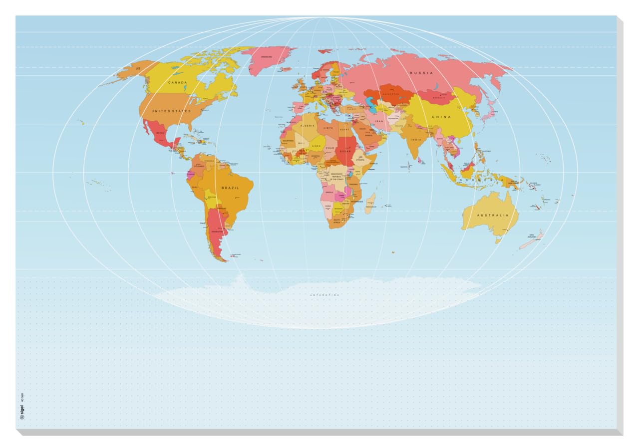 SIGEL HO560 Paper Desk Pad, A2 (59.5 x 41 cm) design beach, 80gsm, 30 sheets