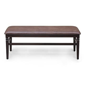 @home by Nilkamal Fern Dining Bench (Erin Brown)
