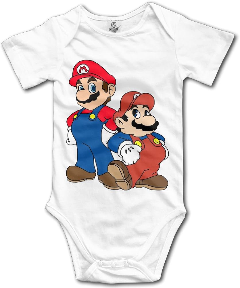 The Super Mario Bros. Super Show Girls Baby Onesies Clothes