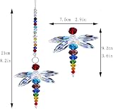 H&D HYALINE & DORA Crystal Dragonfly Rainbow Suncatcher 9.5 cm Pendant view 2