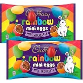 Easter Mini Rainbow Eggs (1 Pounds) 2 Bags of Chocolate Eggs Each 8 oz, Mini Eggs Perfect for Easter Celebrations, Treat Yourself to the Ultimate Chocolate Eggs Experience.
