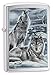 Zippo Mazzi Wolves Pocket Lighter, Brushed Chrome