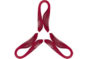 SILLLULE 360Pcs Paper Quilling Strips 3mm (1/8inch) Width 54cm (21inch) Length Strips Quilling Art Paper, Single Color Quilling Strips Paper for Art,Parper Craft Decorating,Paper Hand Craft (Red)