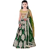Shreenahji Fashion Girls Silk Semi-Stiched Lahenga Choli (Girls_Lehenga_MIX 10-15 Year)