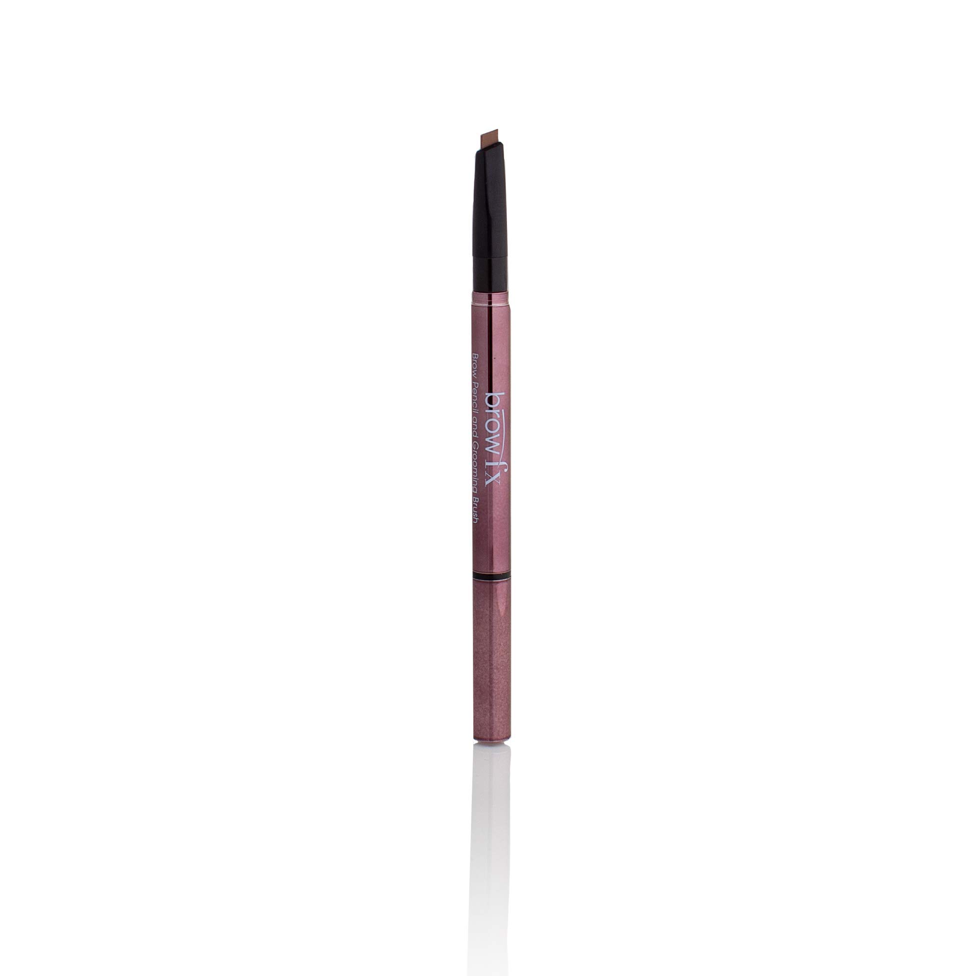 Brow FX Brow Grooming Pencil, Water-Resistant & Long-Lasting Formula, Double-Ended Pencil With Angled Tip - Medium Brown