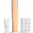 DERMAFLASH LUXE+ Sonic Dermaplaning Tool for Face Peach Fuzz Removal, Anti-Aging and Exfoliation, Peach Fuzz