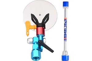 JWGJW Airless Spray Gun Guide Accessory Tool w/ 517 Tip 10 Inch Airless Extension Pole,Spray Guide Painting Tool for Graco Titan Airless Paint Sprayer Gun.