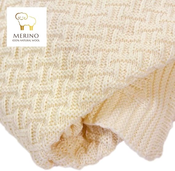 Couverture De Bebe Tricotee 100 Coton Bio 90 X 70 Cm Couleur Naturel Wallaboo Couverture Pour Bebe Eden Fabrique En Allemagne Tres Doux Pour Bebe Plaid Couvertures D Emmaillotage La Chambre De Bebe