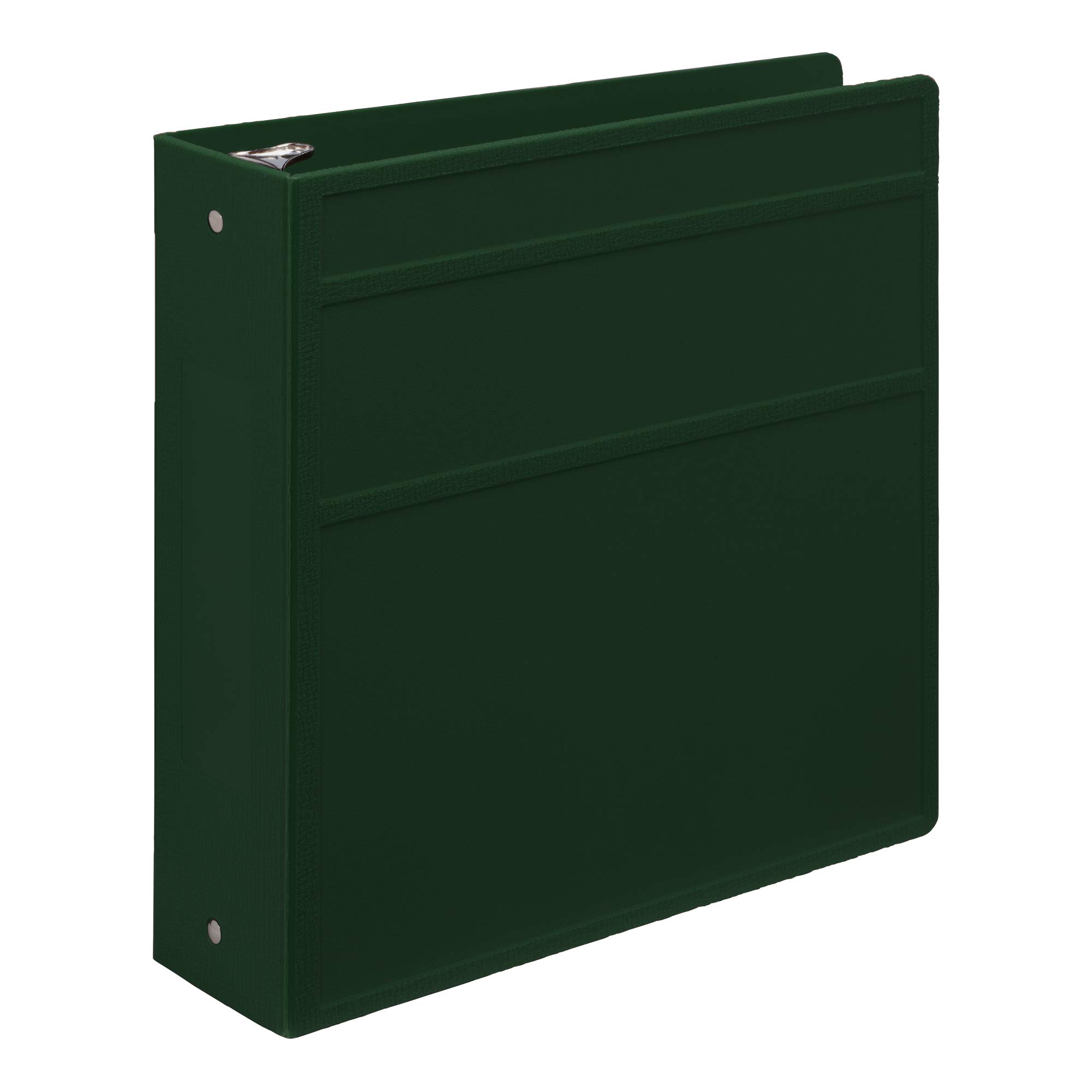 Carstens Heavy-Duty 3-Ring Binder - Side Opening (Hunter Green, 3 Inch)
