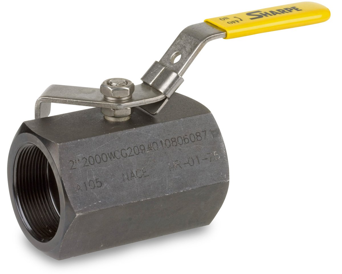 Sharpe Valves 58B74 Series Carbon Steel Ball Valve Unibody Inline Lever