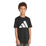 adidas Boys' Moisture-Wicking Athletic T BoS Logo