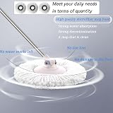 Msxenophile 3pk Spin Mop Heads Replacement Standard Round Universal 360° view 2