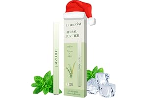 LUMZIST Mullein Herbal Diffuser Stick for Lung Cleasing Refreshing Oral Comfort,Herbal Diffuser Pen - Non Electric - Plant-Based Lifestyle, Oral Air Freshening with Extracts of Mullein, Thyme and Mint (1 PC)