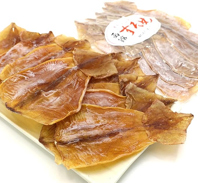 Amazon するめ 無添加 国産 ゲソ無し 180g 函館 スルメ チャック袋入 真空パック 枚数 大きさ 不揃い ダルマ スルメ 北海道 するめいか スルメイカ するめの胴のみ 函館えさん昆布の会 さいとう おつまみ 珍味 通販