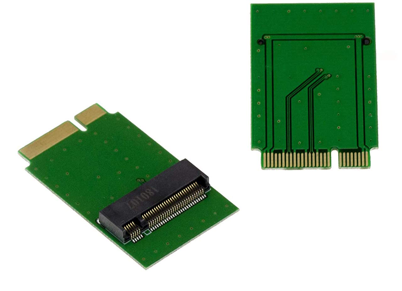 KALEA-INFORMATIQUE M2 to MAC 2012 adapter for mounting an M.2 SSD in place of the original 8+18-pin SSD on a Mac