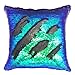 YOUR SMILE Mermaid Magic Reversible Sequins Throw Pillow Case Decorative Changing Cushion Cover Pillowcase for Couch Sofa Bed,16 X 16 Inches,Set of 4