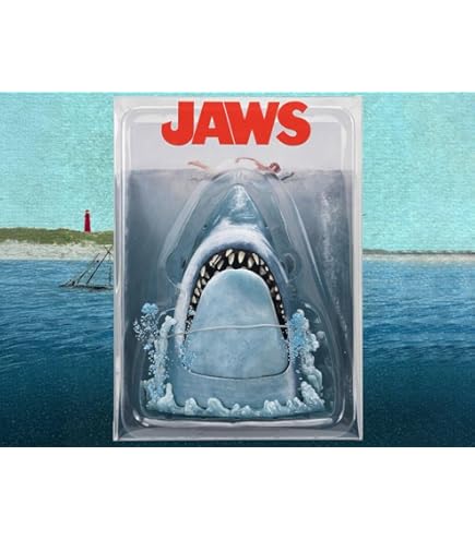 ジョーズ DXプレミアムモーションスタチュー　ブルースシャーク Amazon.com: Factory Entertainment Jaws Bruce Shark Premium Motion