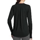 baleaf Women's Long Sleeve Crossed Back UV Protection Tank Top