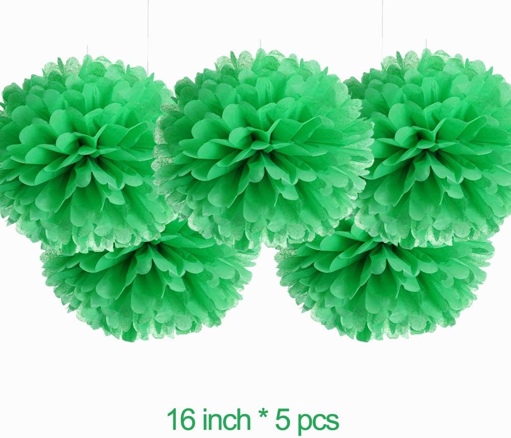 Amazon Com 16 Light Green Tissue Paper Pom Poms For Ceiling