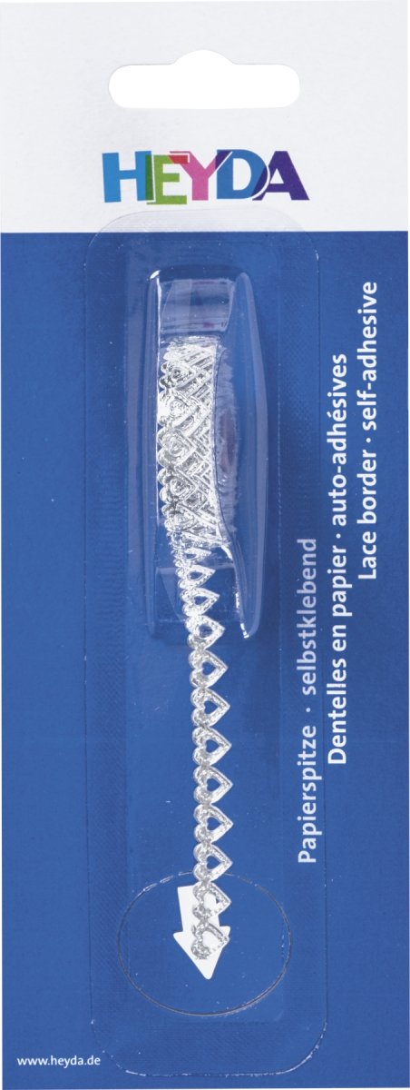 Baier Schneider Siegelband &Papierspitze Hearts Maximum Tape Size (L x W): 2 M x 8 MM Silver