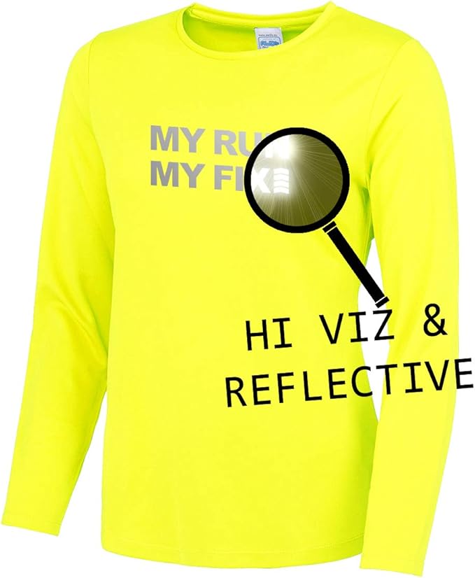 high vis long sleeve running top