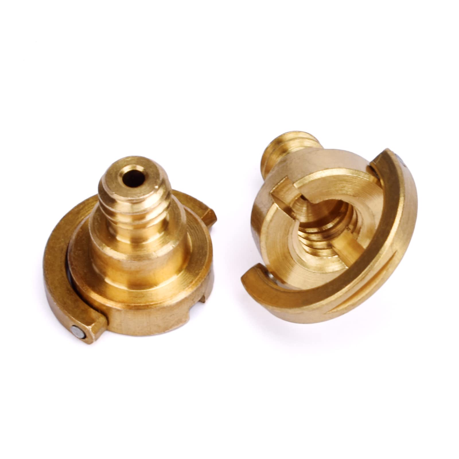 kinokoo D-Type Screw for Mounting Case on Camera Triopd/Camera Case/Quick Release Plate Screw - with Design pf D-Ring (2 Pack)