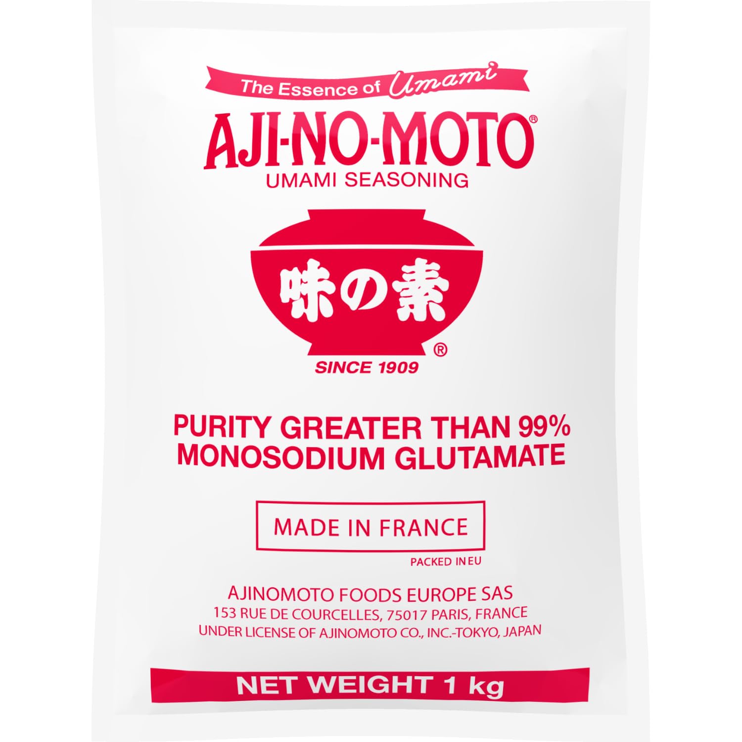 AJINOMOTO - Monosodium Glutamat, (1 X 1 KG)
