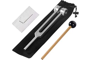 Tuning Fork 128 Hz Healing Instrument, Tuning Forks for Healing Set, Tuning Fork Aluminium Alloy Medical Tuning Fork Set for 