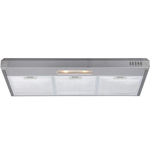  36 Inch Range Hood Slim Under Cabinet Kitchen