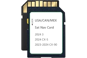 KIMYLION 2023 Upgraded Navigation SD Card Compatible with 2024 CX-5/3, 2023-2024 CX-90, USA/CAN/MEX Maps