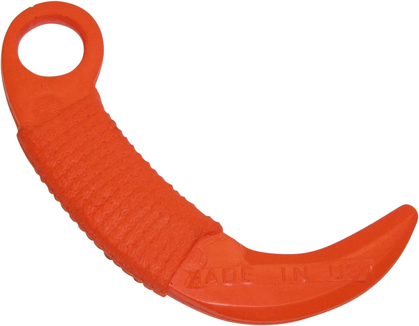 Ronin Gear Rubber USA Rubber Practice Indonesian Kerambit Knife Martial Arts Trainer Safety Orange