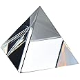 Amlong Crystal Clear Crystal Pyramid 4 inch with Gift Box