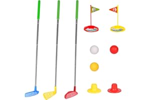 UMESONG Kids Golf Set, Mini Golf Club Set Outside Retractable Early Educational Golf Set Toy for Toddler, Lawn Outdoor and Indoor Sports Toy for Children, Gifts for 3 4 5 6 Year Old Boys, Girls