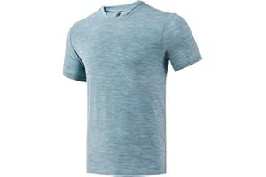 Merino Protect 100% Merino Wool T Shirts for Men Odor Resistance Base Layer Travel T-Shirt Soft Undershirt