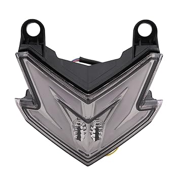 Keenso 12V Motorrad Rücklicht hintere Bremslicht Lampe einzelnes Montage Licht Anschlag LED Birnen Licht für Z800 ZX6R Z125 2