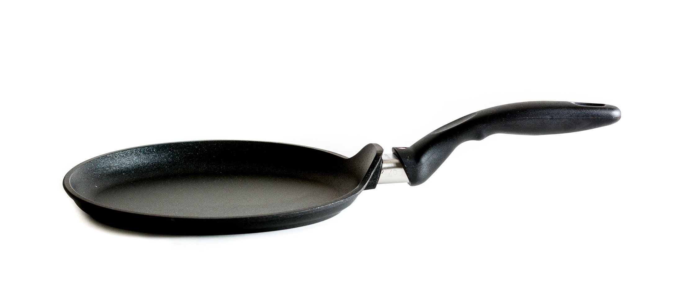 Swiss Diamond 1570 Crepe Pan, Die-Cast Aluminium, Black, 24 cm, 44 x 24 x 6 cm