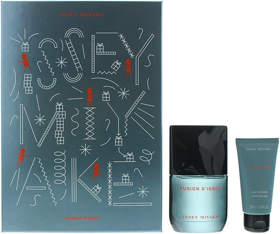 Issey Miyake Fusion D'Issey Eau De Toilette & Shower Gel 50ml Gift Set For Men
