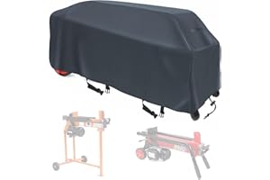 LE MAPLE BLEU Log Splitter Cover Waterproof Heavy Duty 55L×16W×19H in Suitable for 5 to7 ton Position Log Splitter All Weather-Grey