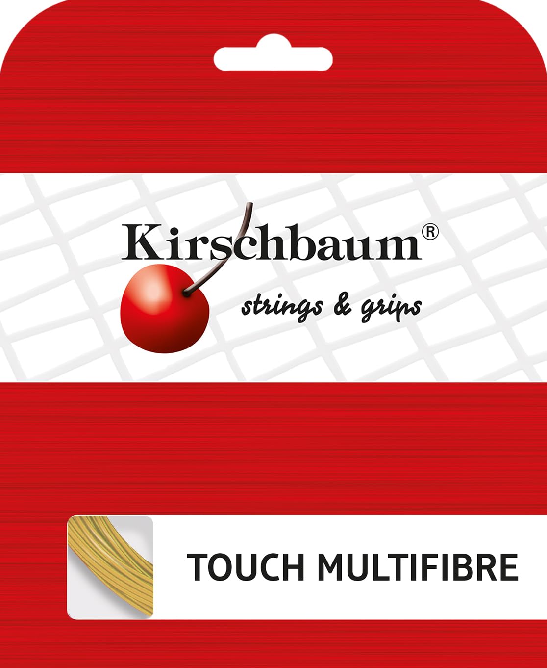 Kirschbaum Touch Multi-Fibre String Set - Off-White, 1.3 Mm