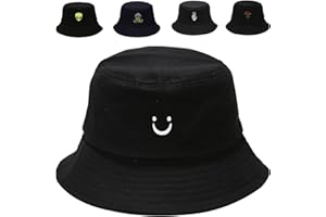 GADFARY Cotton Bucket Hat for Women Men Summer Travel Sun Beach Bucket Cap, Unisex Outdoor Fisherman Hat