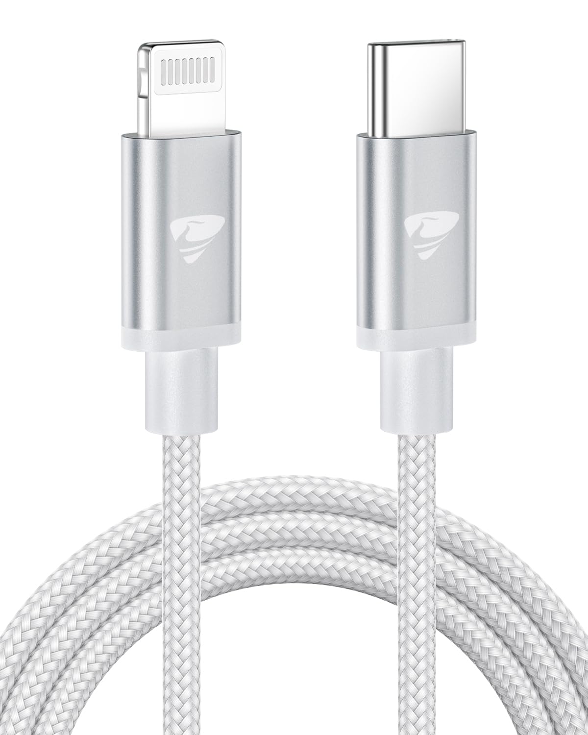 Aioneus USB C to Lightning Cable, 1M Fast USB C iPhone Charger Cable MFi Certified Lightning to Type C Charger PD Fast Charging Cord for iPhone 11 14 14 Pro Max 13 Pro Max 12 8 Plus, White
