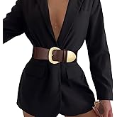 Women Wide Elastic Waist Belt for Dresses Fashion Thick Stretchy Belt for Trendy