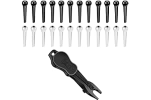 DUMEALAGR 24pcs Guitar Bridge Pins with Bridge Pin Puller Remover