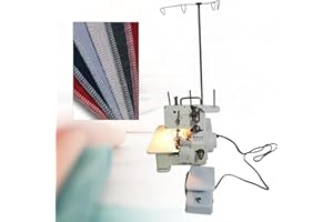 LYNICESHOP Seaming Machine, Professional 4 Thread Serger Overlock Sewing Machine 4-Line w/Foot Controller, 1200 stitches/minute overlocking machine FN2-4D+Pead