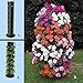 Set of 3 Flower Tower Freestanding Planters